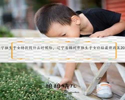 辽宁独生子女特扶钱什么时候给，辽宁省锦州市独生子女补贴最新政策2024